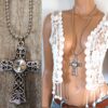 N3349_Collier_femme_long_sautoir_croix_metal_argente_-_Bijoux_Colliers_en_ligne_Ninanina
