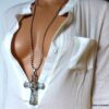 N3349n_Collier_femme_long_sautoir_croix_gothique_metal_argente_chaine_boule_NINANINA