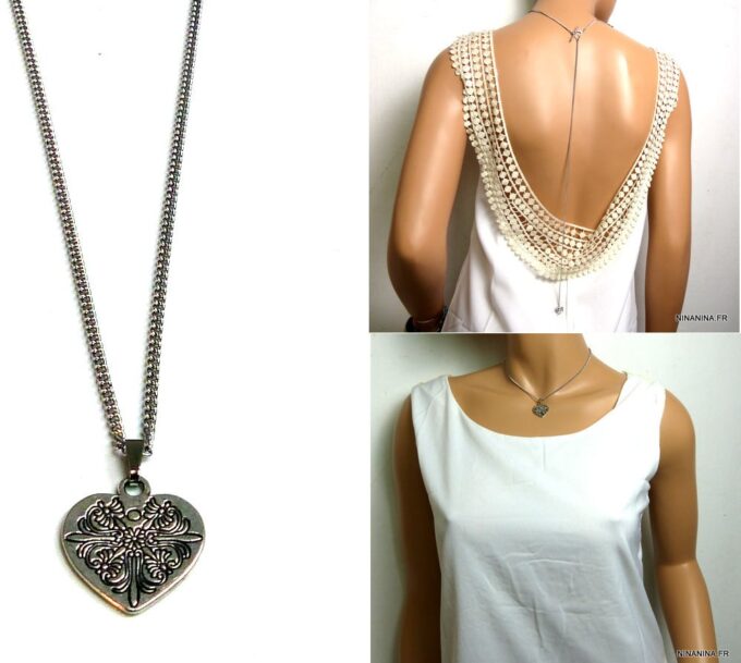 N3366terb_chaine_de_dos_coeur_metal_argente