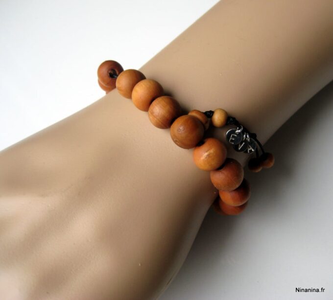 N3372bise_bracelet_homme_bois_personnalise_argent_massif