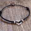 N3385b_Bracelet_cordon_cuir_coeur_argent_925_massif_-_Bijoux_Bracelets_en_ligne_Ninanina-1