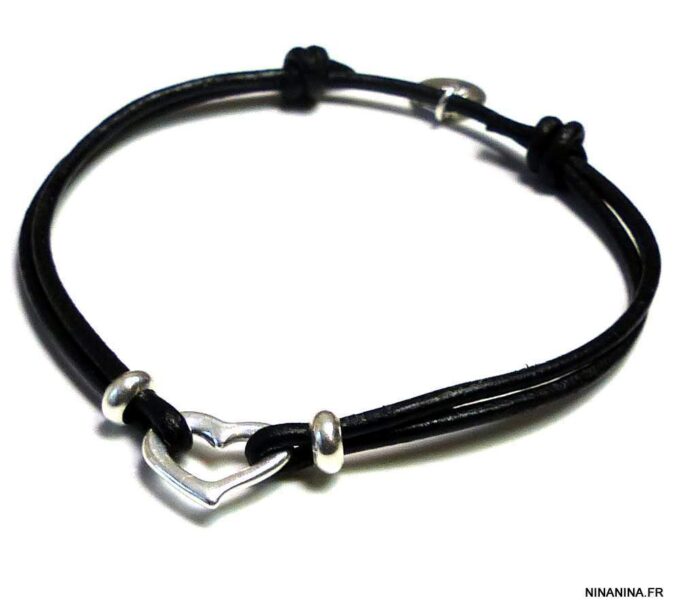 N3385terc_bracelet_cordon_cuir_coeur_argent_massif-1