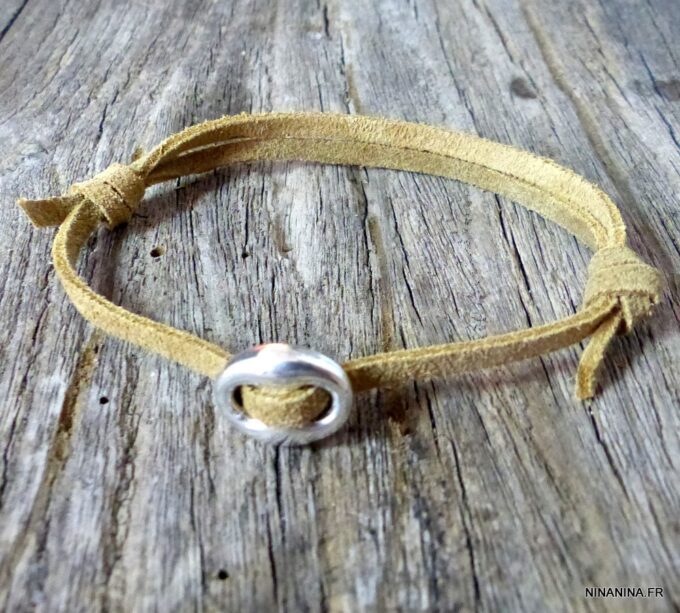 N3390_Bracelet_homme_femme_lacet_daim_grain_de_cafe_argent_925_massif_NINANINA