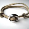 N3390b_bracelet_daim_et_grain_de_cafe_argent_massif