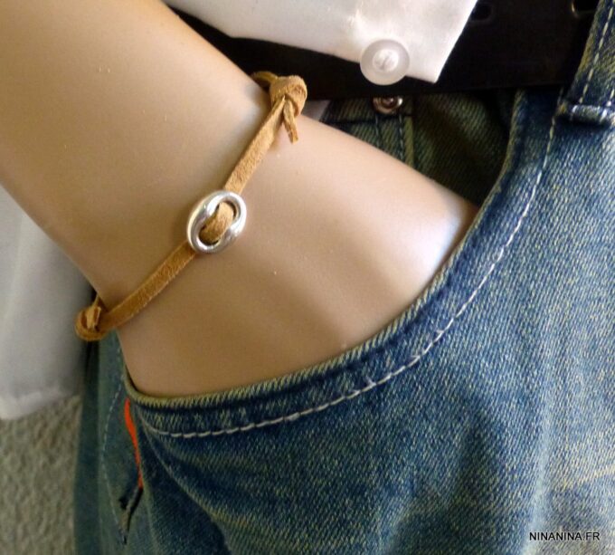 N3390k_Bracelet_homme_femme_lacet_daim_grain_de_cafe_argent_925_massif_NINANINA