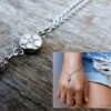 N3400C_Bracelet_Bague_-_chaine_de_main_motif_fleur_acier_inoxydable_argente-_Bijoux_Braceltes_en_ligne_Ninanina
