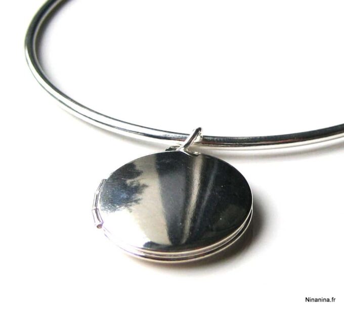 N3406b_bracelet_jonc_porte-photo_plaque_argent