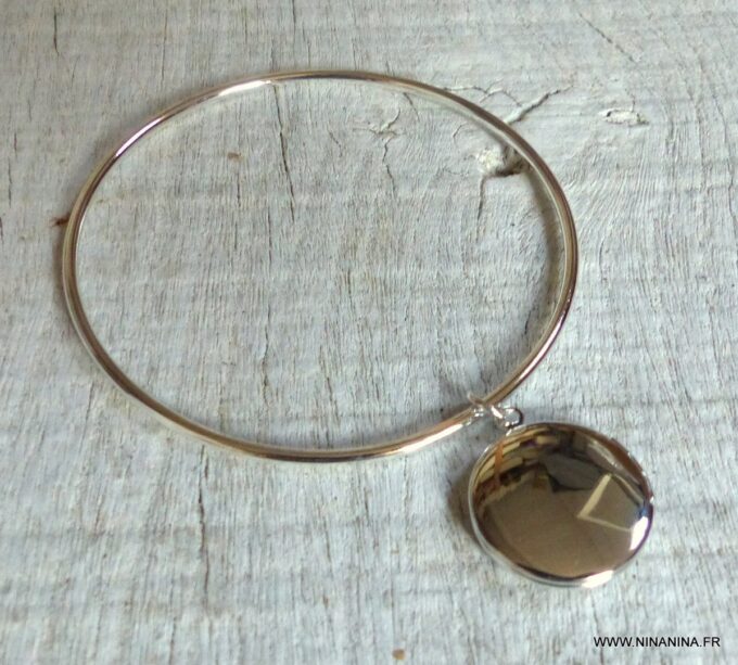 N3406e_Bracelet_jonc_Argent_plaque_pendentif_porte_photo_-_Bijoux_Bracelets_en_ligne_Ninanina