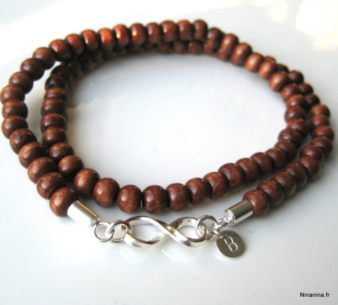 N3417b_bracelet_infini_argent_massif_personnalise_et_perles_bois-1