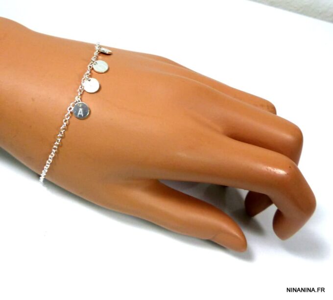 N3426terp_bracelet_argent_massif_breloque_gravee_personnalisee