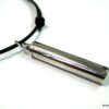 N3432terc_collier_cordon_cuir_porte-message_acier_inoxydable