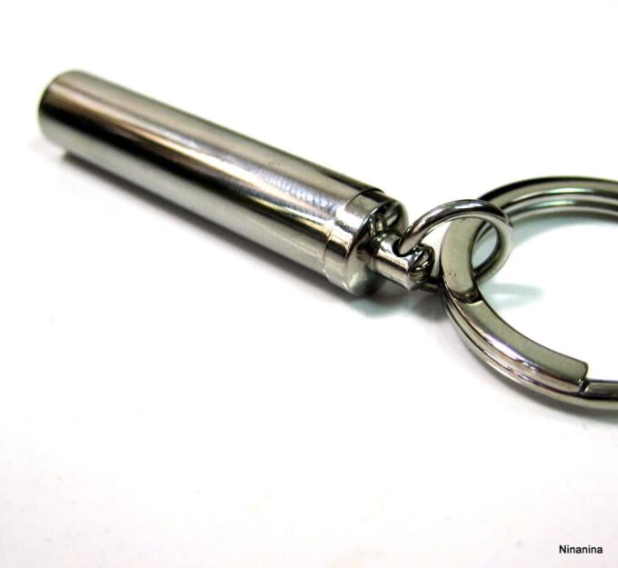 N3434terc_porte-cle_porte-message_acier_inoxydable