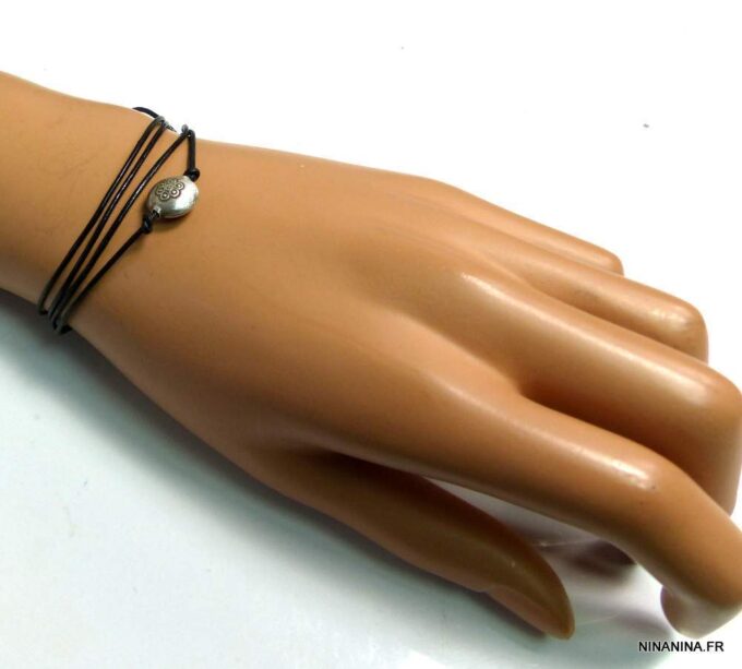 N3449terg_bracelet_wrap_cordon_cuir_perle_argent_massif