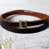 N3453e_Bracelet_homme_cuir_marron_2_tours_lettre_personnalisee_-_Bijoux_Bracelets_en_ligne_Ninanina-1