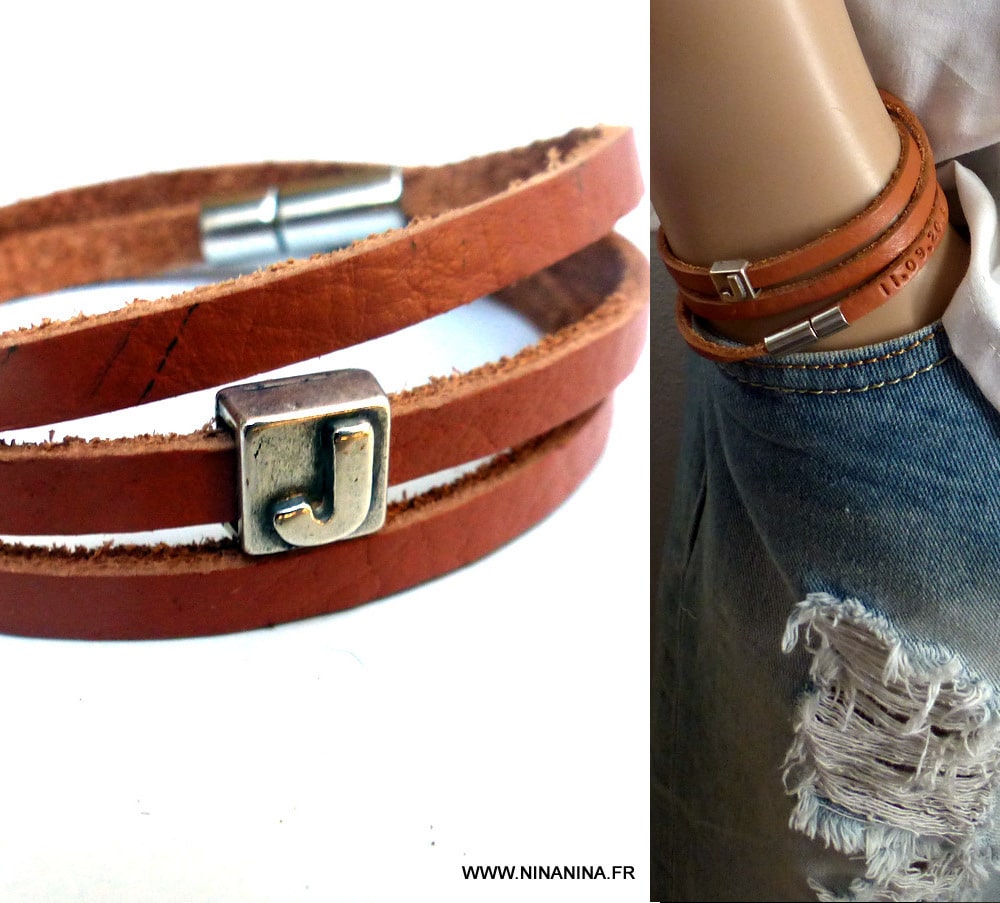Bracelet personnalisé date clearance