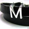 N3456bisa_bracelet_cuir_lettre_argent