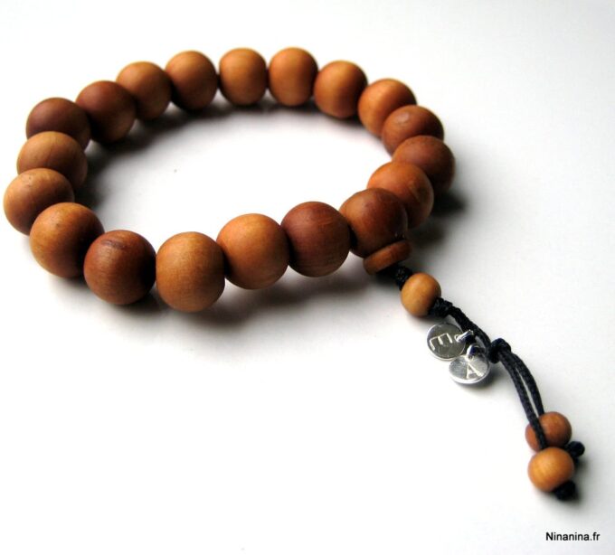 N3459b_bracelet_homme_bois_personnalise_argent_massif