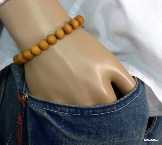 N3459c_Bracelet_homme_personnalise_perles_bois_medailles_argent_massif