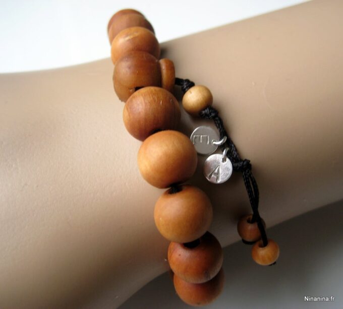 N3459d_bracelet_homme_bois_personnalise_argent_massif