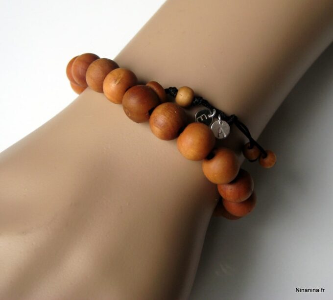 N3459e_bracelet_homme_bois_personnalise_argent_massif