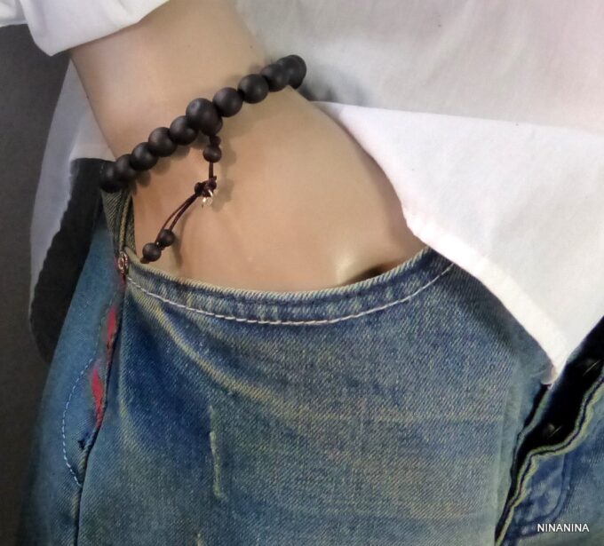 N3460terf_Bracelet_homme_perles_bois_medaille_argent_massif_personnalise-2