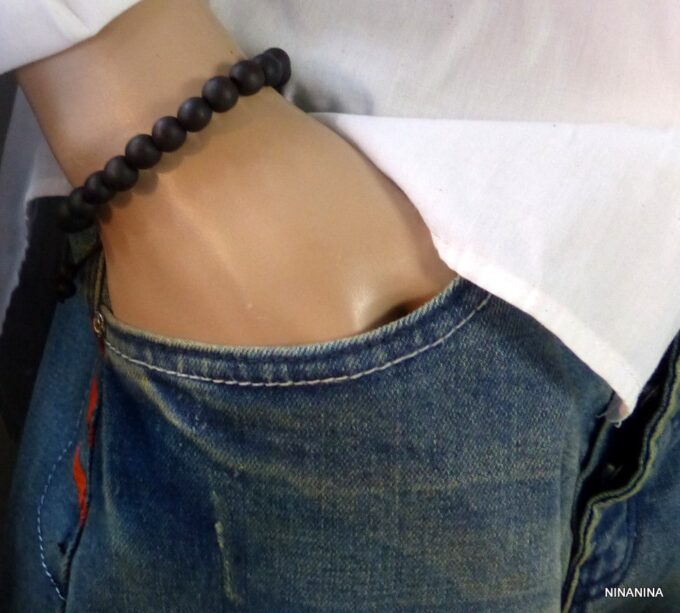 N3460terk_Bracelet_homme_perles_bois_medaille_argent_massif_personnalise-2