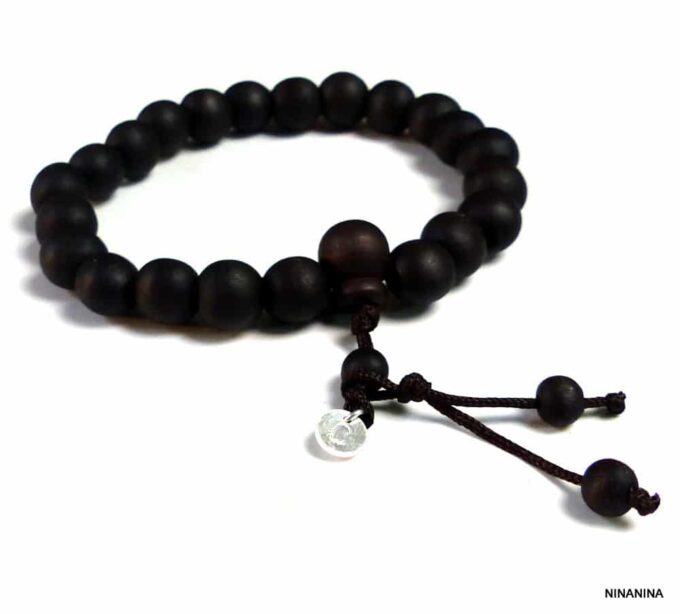 N3460term_Bracelet_homme_perles_bois_medaille_argent_massif_personnalise-2