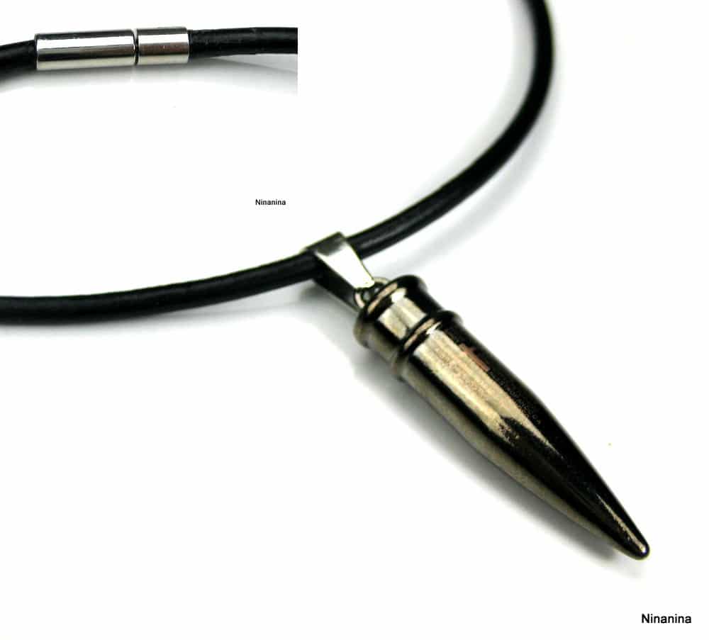 PROSTEEL Collier Rond Homme Acier Inoxydable, Pendentif Saint Benoit Avec Chaîne 3mm Ajustable 55+5cm, Bijou De Protection