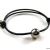 N3467_bracelet_cuir_et_perle_acier_inoxydable