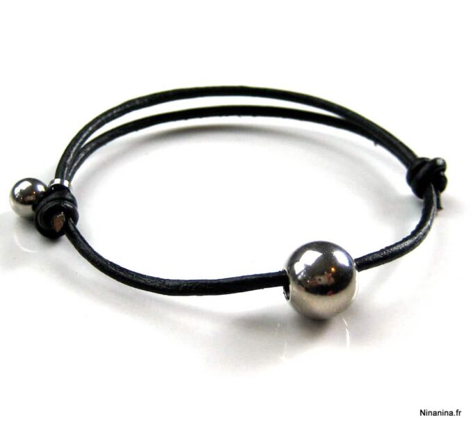 N3467d_bracelet_cuir_et_perle_acier_inoxydable
