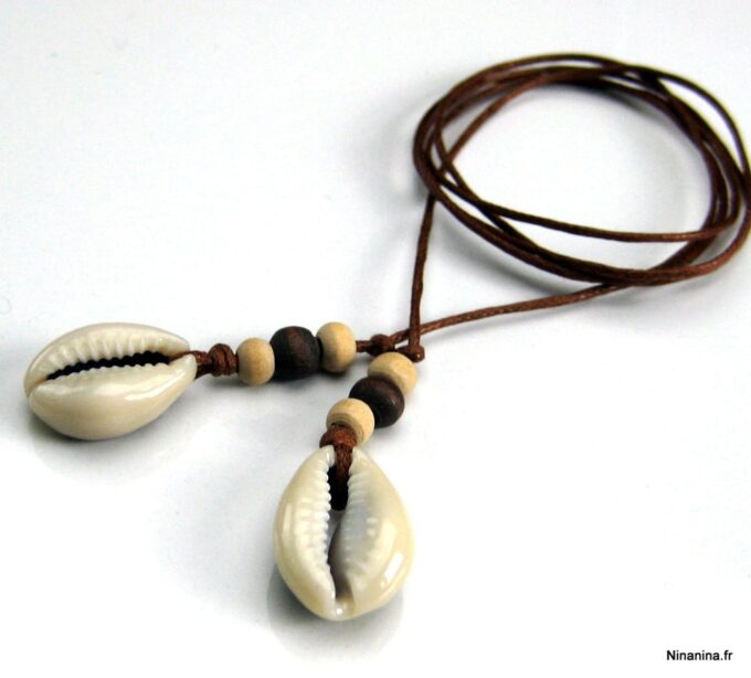 N3478b_bracelet_de_cheville_coton_cire_et_coquillage