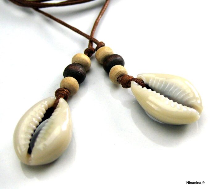 N3478c_bracelet_de_cheville_coton_cire_et_coquillage