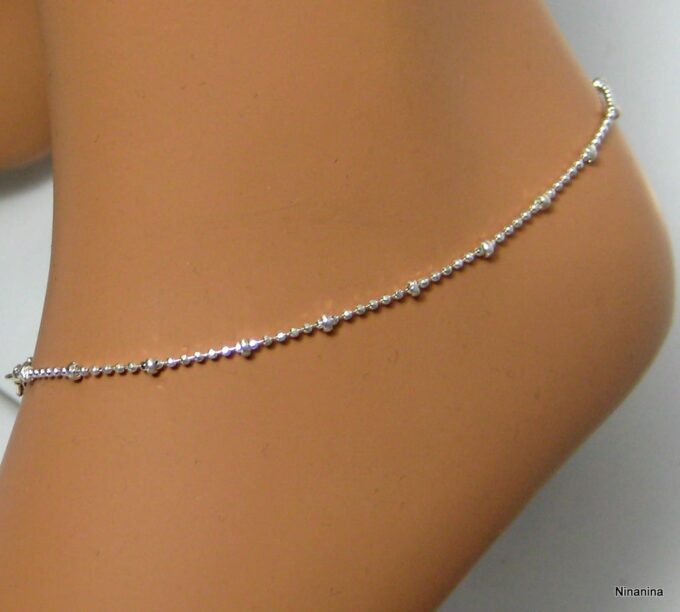 N3490_chaine_de_cheville_argent_maille_boule