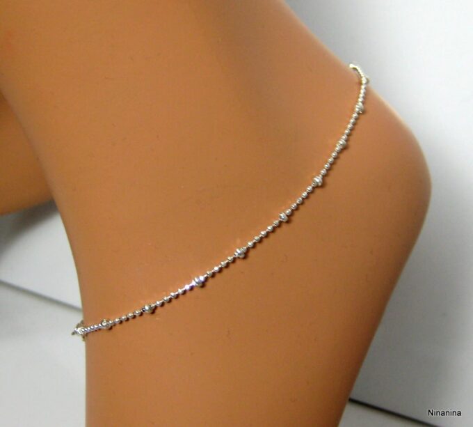 N3490c_chaine_de_cheville_argent_maille_boule