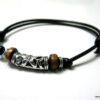 N3502tera_bracelet_homme_cordon_cuir_bois_et_metal_argent