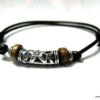N3502term_bracelet_homme_cordon_cuir_bois_et_metal_argent