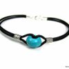 N3509b_bracelet_cordon_cuir_argent_massif_et_turquoise