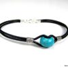 N3509c_bracelet_cordon_cuir_argent_massif_et_turquoise