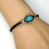 N3509d_bracelet_cordon_cuir_argent_massif_et_turquoise