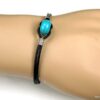 N3509e_bracelet_cordon_cuir_argent_massif_et_turquoise