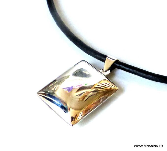 N3521E_Collier_homme_cordon_cuir_porte_photo_argent_925_massif_-_Bijoux_Colliers_en_ligne_NINANINA