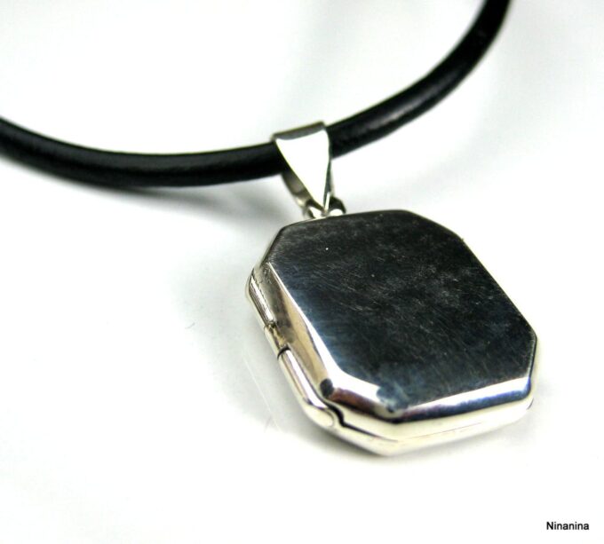 N3521a_collier_cuir_et_porte-photo_argent_massif