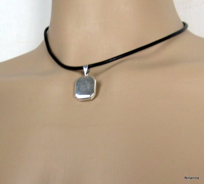 N3521e_collier_cuir_et_porte-photo_argent_massif