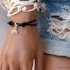 N3557g_Bracelet_femme_triskel_acier_inoxydable_argente_et_cordon_cuir_-_Bijoux_Bracelets_en_ligne_Ninanina
