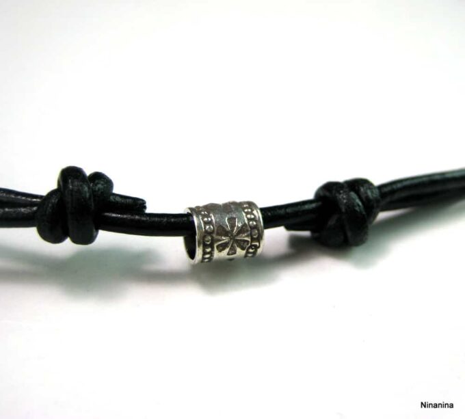 N3568a_collier_cordon_homme_cuir_et_argent_massif