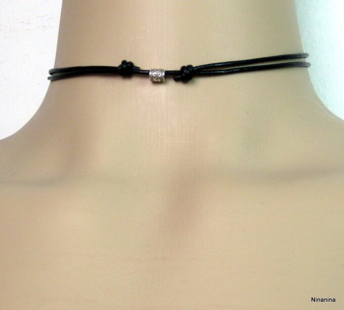 N3568f_collier_cordon_homme_cuir_et_argent_massif