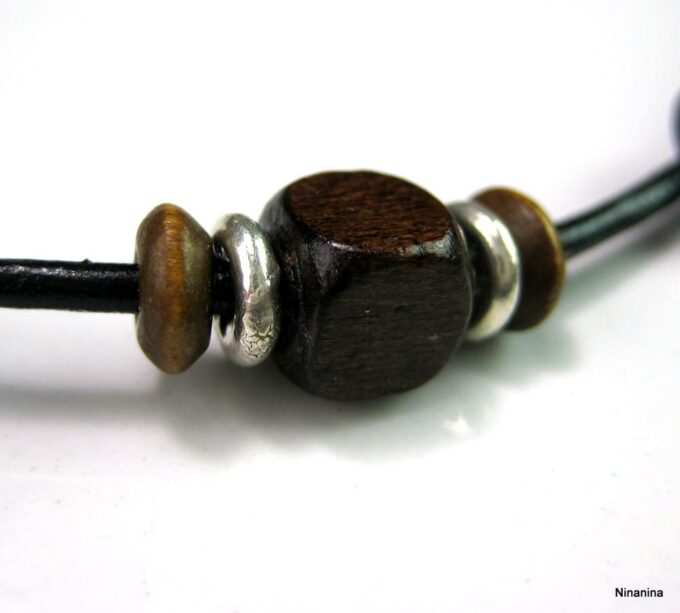 N3569c_collier_cordon_homme_cuir_bois_et_argent_massif