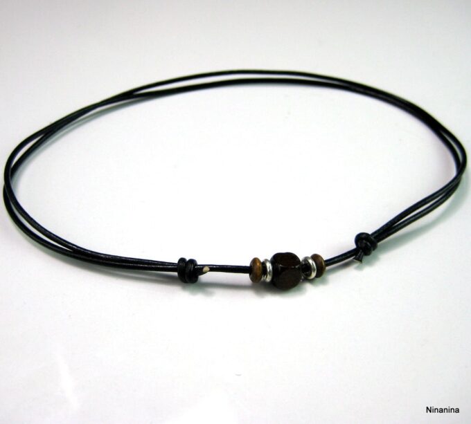 N3569d_collier_cordon_homme_cuir_bois_et_argent_massif