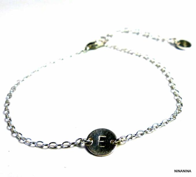 N3583terb_Bracelet_femme_argent_massif_personnalise_lettre_gravee