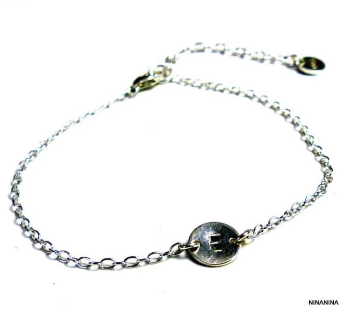 N3583terd_Bracelet_femme_argent_massif_personnalise_lettre_gravee